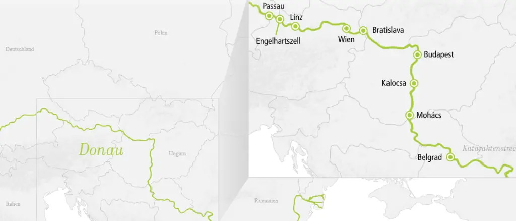 A-ROSA Donau Flusskreuzfahrt 2022: Katarakten