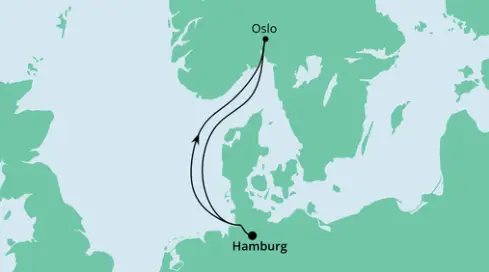 AIDA Minikreuzfahrt Norwegen: Kurzreise nach Oslo