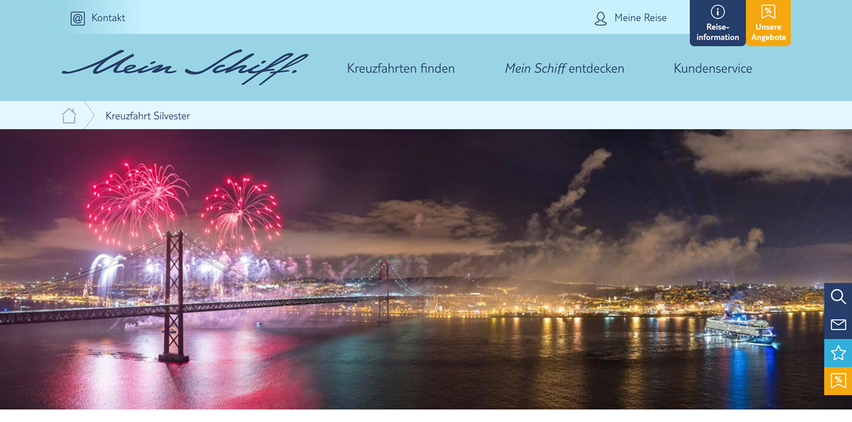 Silvester Kreuzfahrt 2024: Reiseziele & Routen für Silvester 