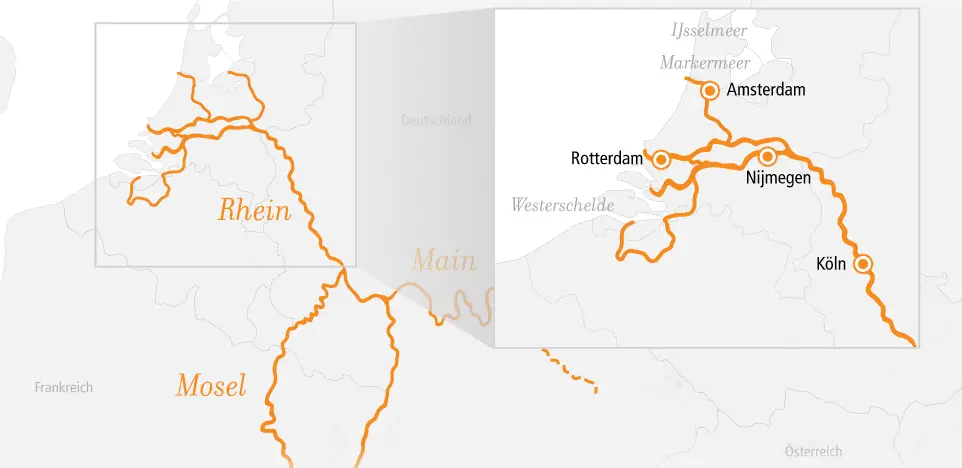 A-ROSA Amsterdam Flusskreuzfahrt 2022: Rhein Kurz-Kreuzfahrt Niederlande