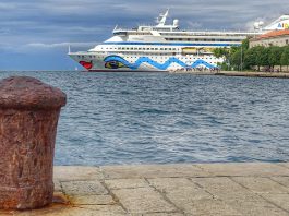 AIDAaura: Aktuelle Position