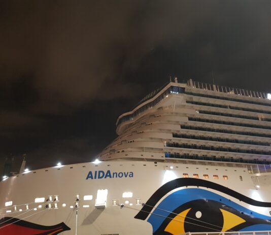 AIDAnova: Aktuelle Position