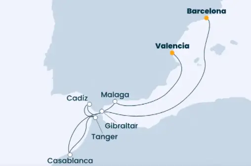 Costa Kreuzfahrt Cádiz