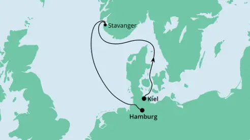AIDA Nordsee-Kreuzfahrt 2022: Kurzreise von Kiel nach Hamburg