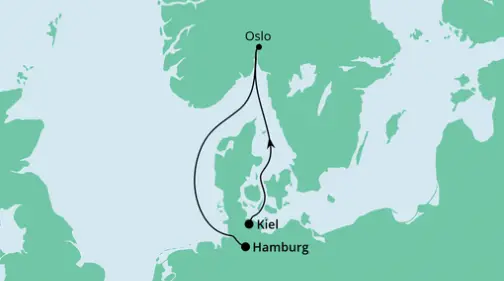 AIDA Nordsee-Kreuzfahrt 2023: Kurzreise nach Norwegen
