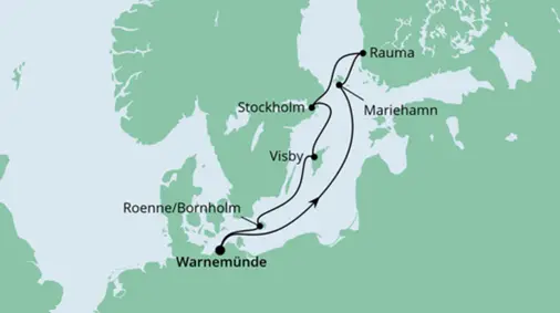 AIDA Ostsee-Kreuzfahrt 2022: Inseln der Ostsee 2