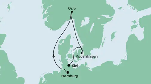 AIDA Ostsee-Kreuzfahrt 2022: Kurzreise von Hamburg nach Kiel