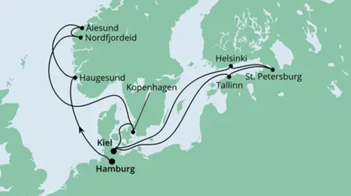 AIDA Ostsee-Kreuzfahrt 2022: Norwegen und Ostsee
