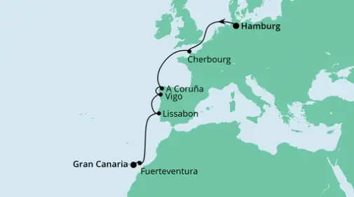 AIDA Kanaren-Kreuzfahrt 2023: Von Hamburg nach Gran Canaria 1