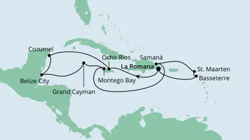 AIDA Karibik-Kreuzfahrt 2022: Karibik und Mexiko ab Dominikanische Republik 3