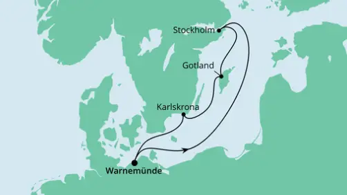 AIDA Ostsee-Kreuzfahrt 2023: Kurzreise nach Schweden 1