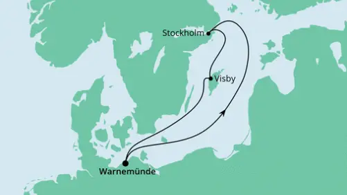 AIDA Ostsee-Kreuzfahrt 2023: Kurzreise nach Schweden