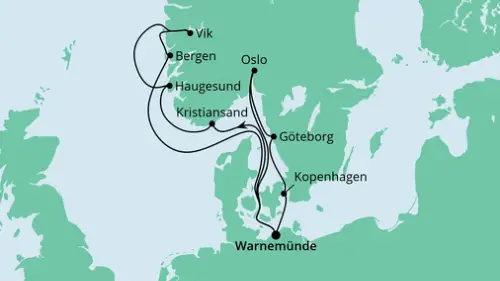 AIDA Ostsee-Kreuzfahrt 2023: Norwegen, Schweden & Dänemark 2