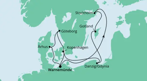AIDA Ostsee-Kreuzfahrt 2023: Schweden, Polen & Dänemark 3