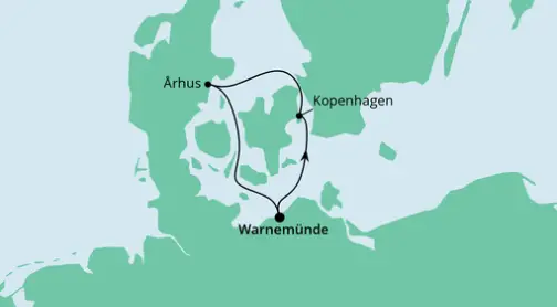 AIDA Ostsee-Kreuzfahrt 2023: Kurzreise nach Dänemark