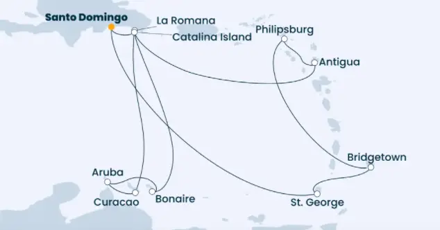 Costa Karibik-Kreuzfahrt 2022: Karibik ab Santo Domingo