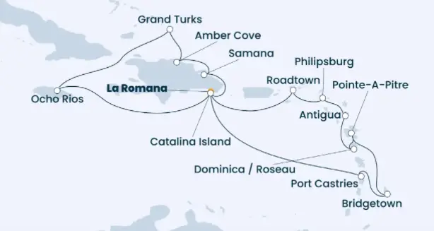 Costa Karibik-Kreuzfahrt 2023: Karibik ab La Romana 2