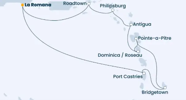 Costa Karibik-Kreuzfahrt 2023: Karibik ab La Romana 3