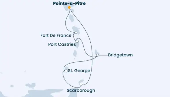Costa Karibik-Kreuzfahrt 2023: Karibik ab Pointe a Pitre 5