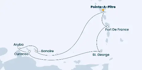 Costa Karibik-Kreuzfahrt 2024: Karibik ab Pointe a Pitre