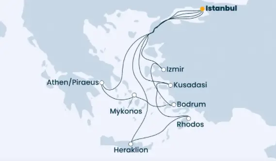 Costa Mittelmeer-Kreuzfahrt 2022: Mittelmeer ab Istanbul 2
