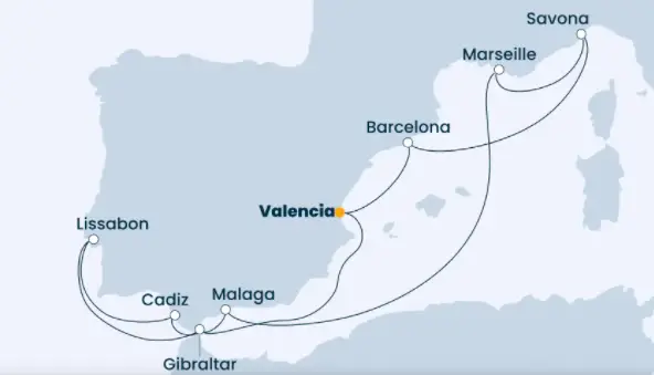 Costa Mittelmeer-Kreuzfahrt 2022: Mittelmeer ab Valencia