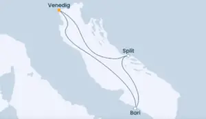  Costa Östliches Mittelmeer-Kreuzfahrt: Routen & Angebote 2022/2023 Illustration 
