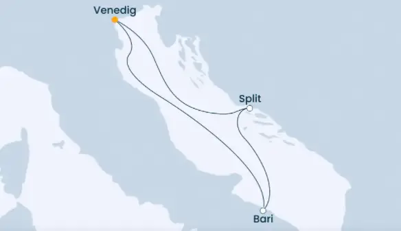 Costa Mittelmeer-Kreuzfahrt 2022: Mittelmeer ab Venedig