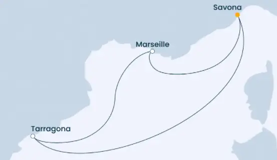 Costa Mittelmeer-Kreuzfahrt 2023: Mittelmeer ab Savona 2