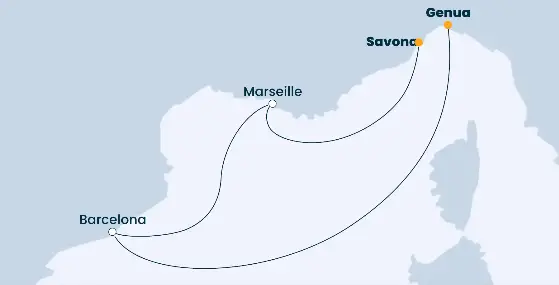 Costa Mittelmeer-Kreuzfahrt 2024: Mittelmeer ab Savona