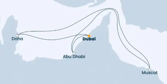 Costa Orient-Kreuzfahrt 2023: Dubai und die Emirate