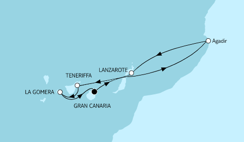 Mein Schiff Kanaren-Kreuzfahrt 2022: Kanaren mit Lanzarote