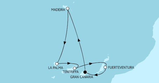 Mein Schiff Kanaren-Kreuzfahrt 2022: Kanaren mit Madeira 2
