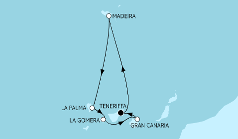 Mein Schiff Kanaren-Kreuzfahrt 2022: Kanaren mit Madeira