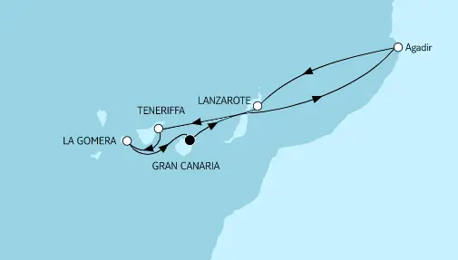 Mein Schiff Kanaren-Kreuzfahrt 2023: Kanaren mit Lanzarote