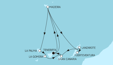 Mein Schiff Kanaren-Kreuzfahrt 2023: Kanaren mit Madeira 2