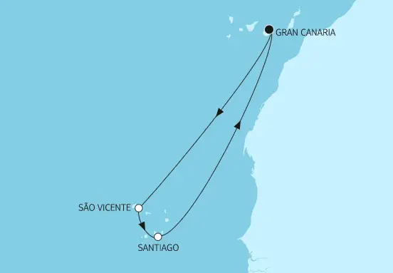 Mein Schiff Kanaren-Kreuzfahrt 2024: Kapverdische Inseln 1