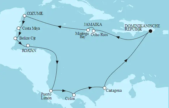 Mein Schiff Karibik-Kreuzfahrt 2022: Karibik & Mittelamerika