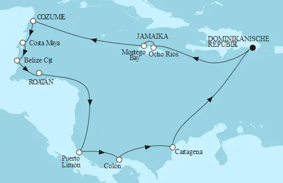Mein Schiff Karibik-Kreuzfahrt 2023: Karibik & Mittelamerika