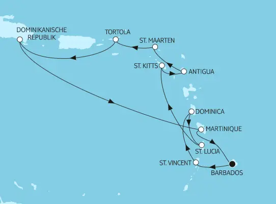 Mein Schiff Karibik-Kreuzfahrt 2024: Karibische Inseln