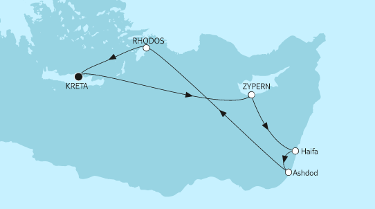 Mein Schiff Mittelmeer-Kreuzfahrt 2022: Griechenland mit Zypern