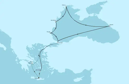 Mein Schiff Mittelmeer-Kreuzfahrt 2022: Schwarzes Meer