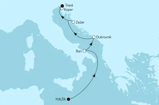 Mein Schiff Mittelmeer-Kreuzfahrt 2023: Adria mit Dubrovnik