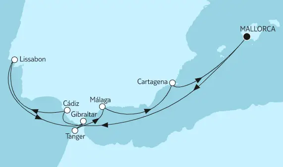 Mein Schiff Mittelmeer-Kreuzfahrt 2023: Westliches Mittelmeer mit Cartagene