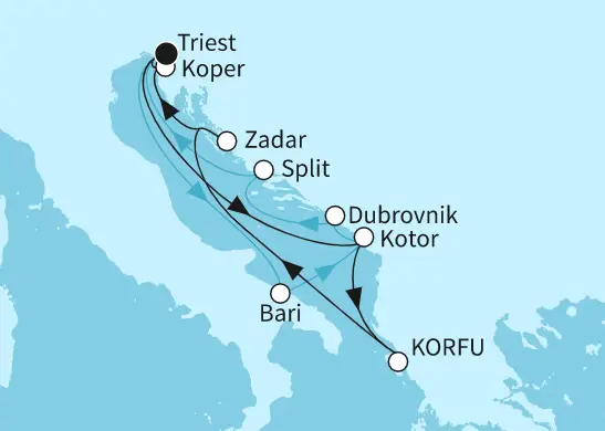 Mein Schiff Mittelmeer-Kreuzfahrt 2024: Adria mit Dubrovnik und Zadar
