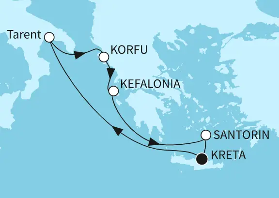 Mein Schiff Mittelmeer-Kreuzfahrt 2024: Östliches Mittelmeer mit Korfu
