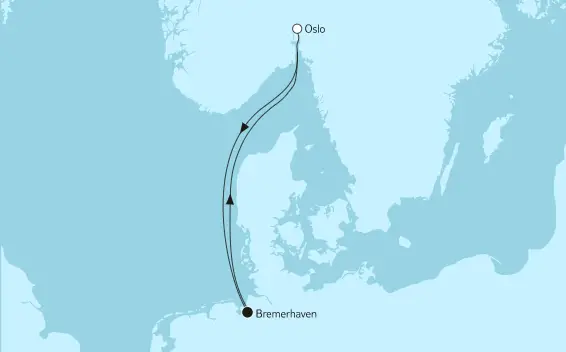 Mein Schiff Nordsee-Kreuzfahrt 2022: Kurzreise mit Oslo