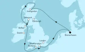  Irland-Kreuzfahrt: Routen & Angebote 2024 - Kreuzfahrt.org Motiv 