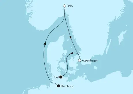 Mein Schiff Ostsee-Kreuzfahrt 2022: Nordeuropa mit Oslo