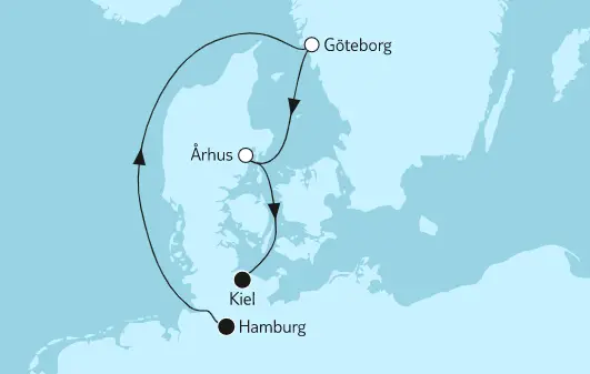 Mein Schiff Ostsee-Kreuzfahrt 2023: Nordeuropa mit Oslo Göteborg